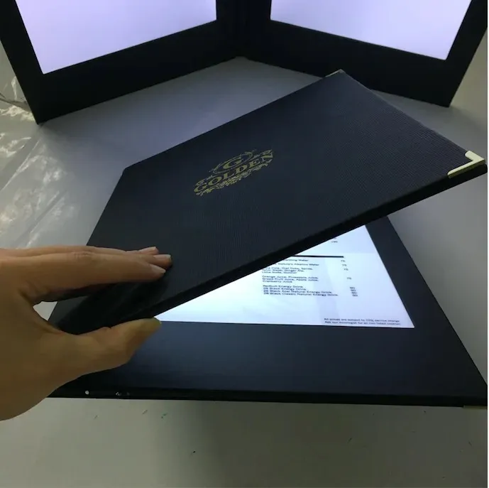 Custom Logo LED Menu