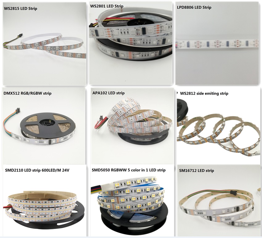 360 View Dmx 512 Control Rgb Led Meteor Tube Light