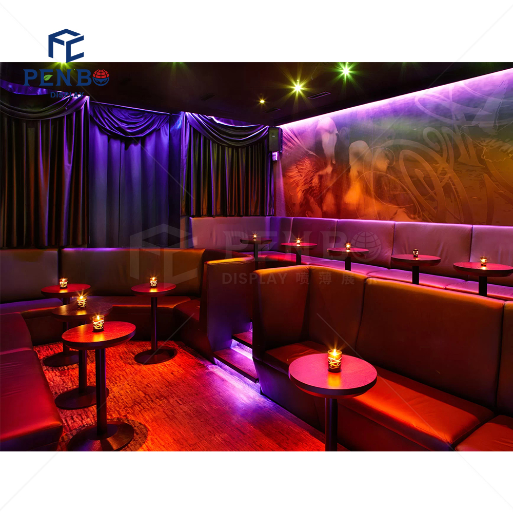 Modern Custom Lounge Furniture and Bar Counter Solutions Luxury Night Club Interior Decoration and Night Club Furniture Design