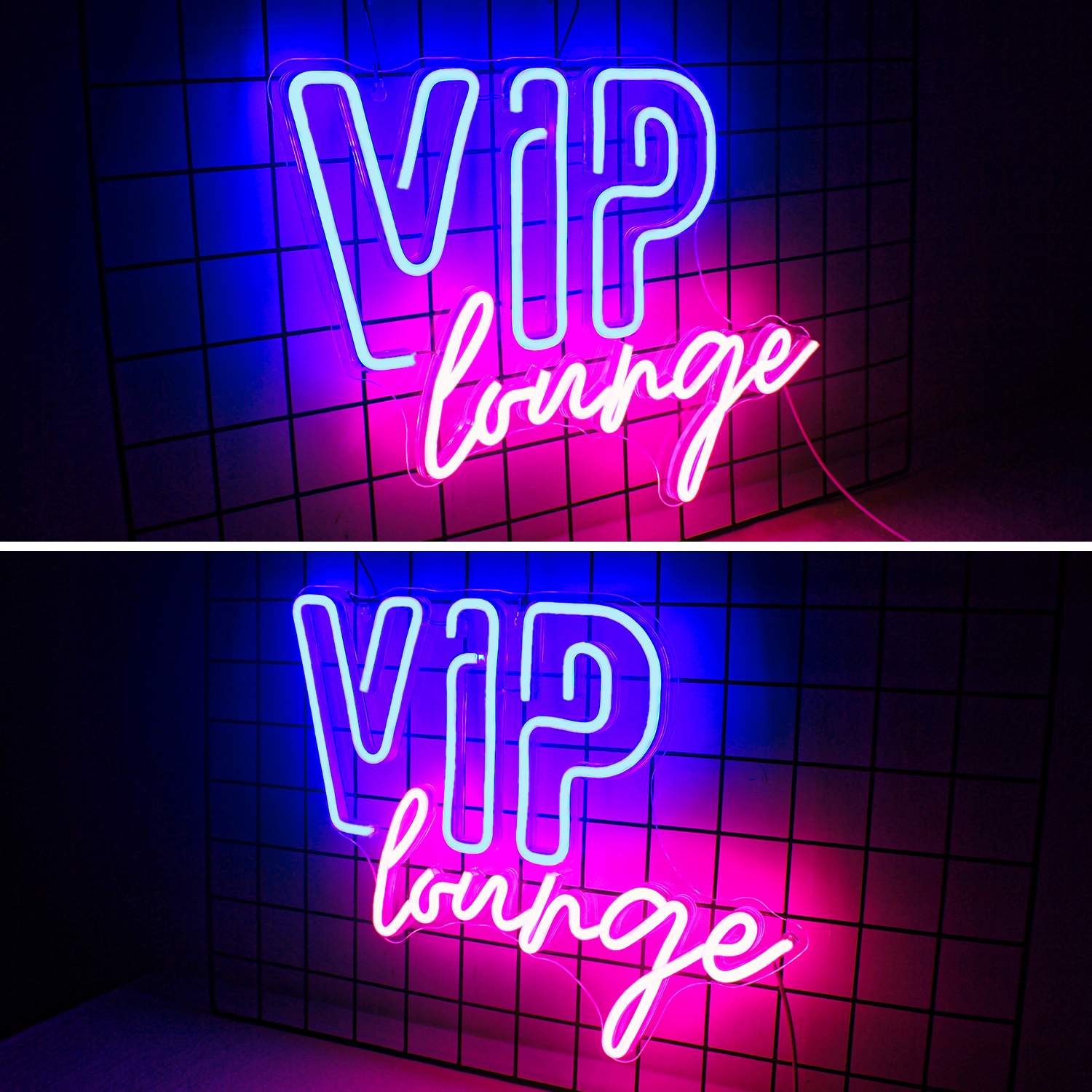 Hot VIP Lounge LED Neon Sign Motif Lights for Club Bar Restaurant Business Wall Decor Landscape Application Neon LED Light