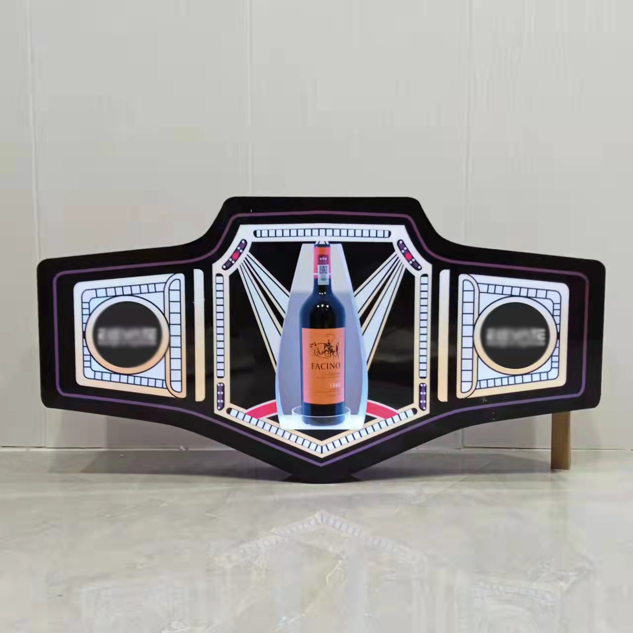 Custom Ring Led Bottle Presenter VIP Service for Restaurant Bar Lounge Nightclub