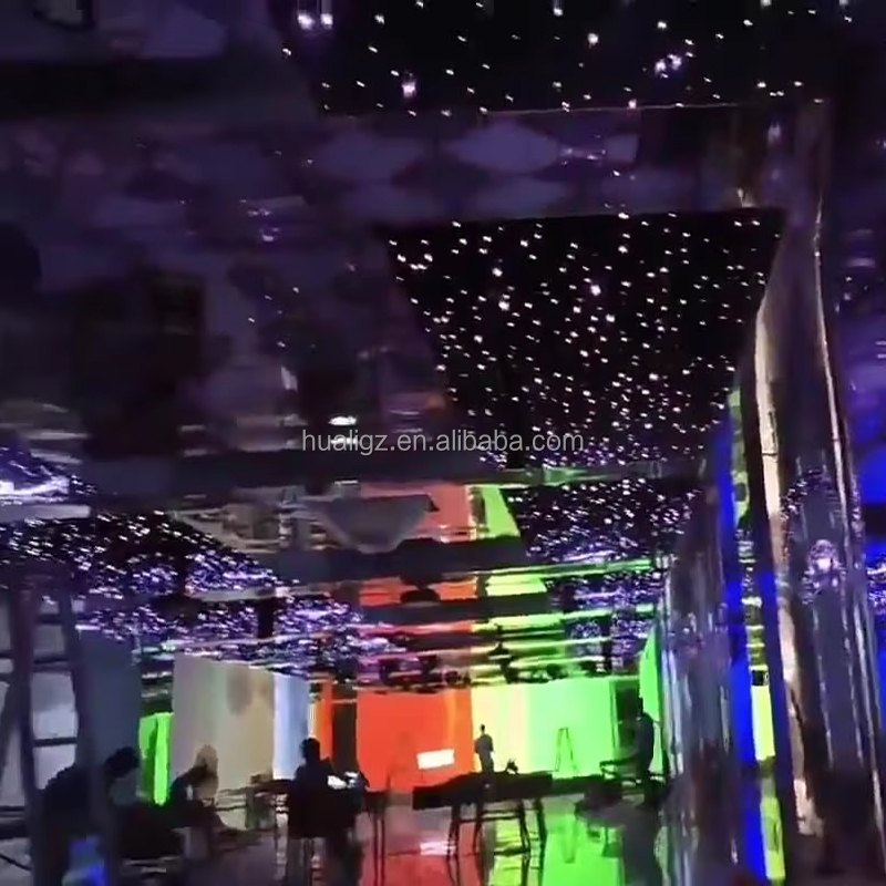 Factory Wholesale Plastic LED Fiber Optic KTV Corridor Bedroom Living Room Ceiling IP67 Water-Resistant DMX512 Control Dimmable