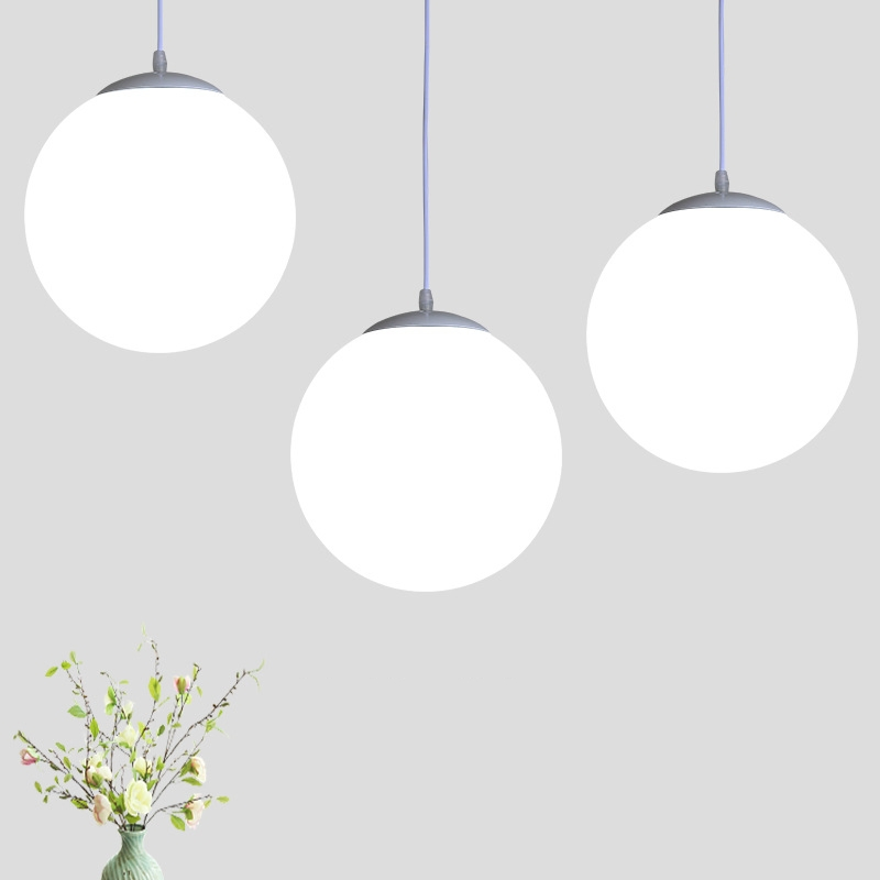 Lampadari Per Navi Da Crociera Frosted Acrylic Ball Cruise Ship Dining Room Light Customizable Restaurant Pendant Lamp Buffet Lighting