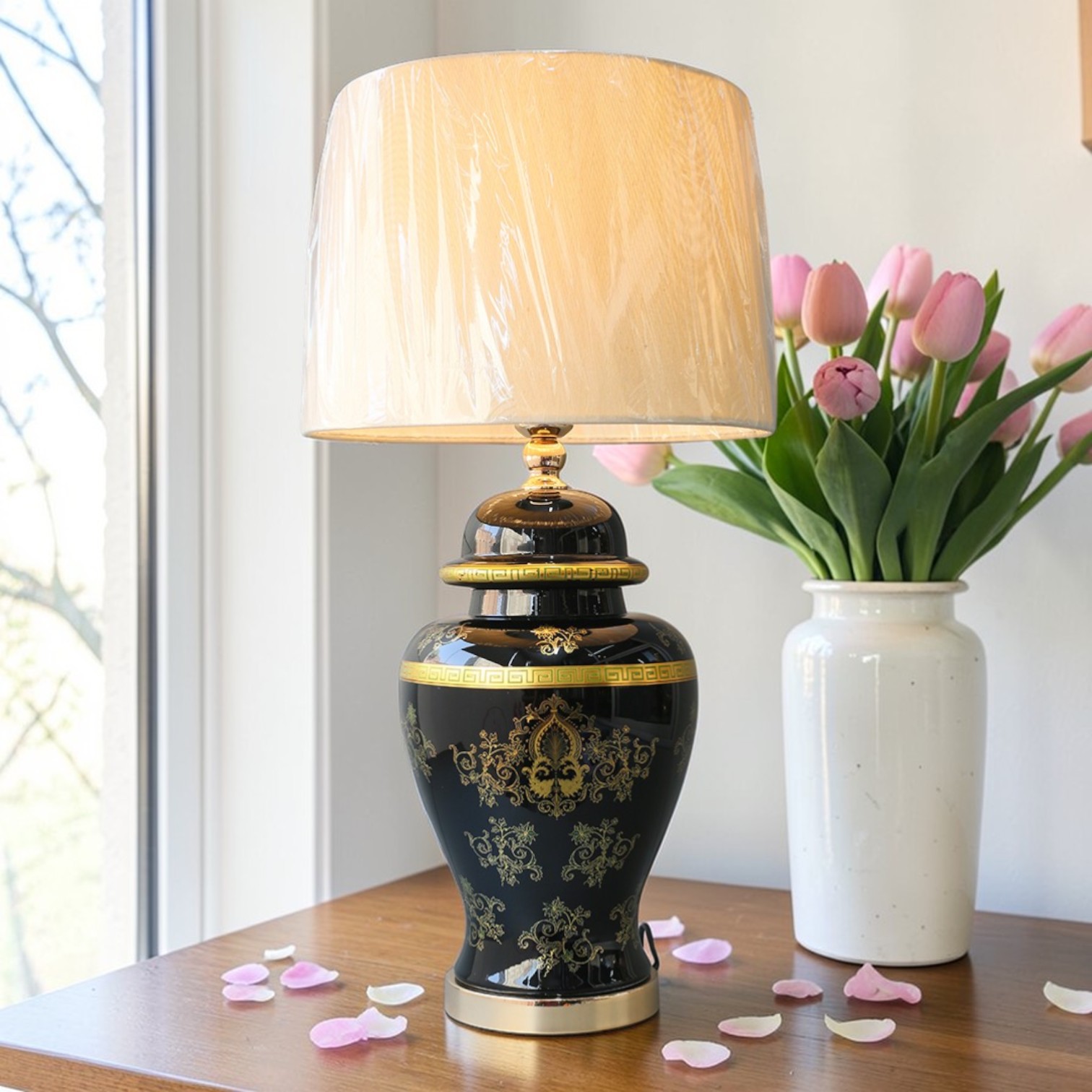 Table Glass Lamp Design 4