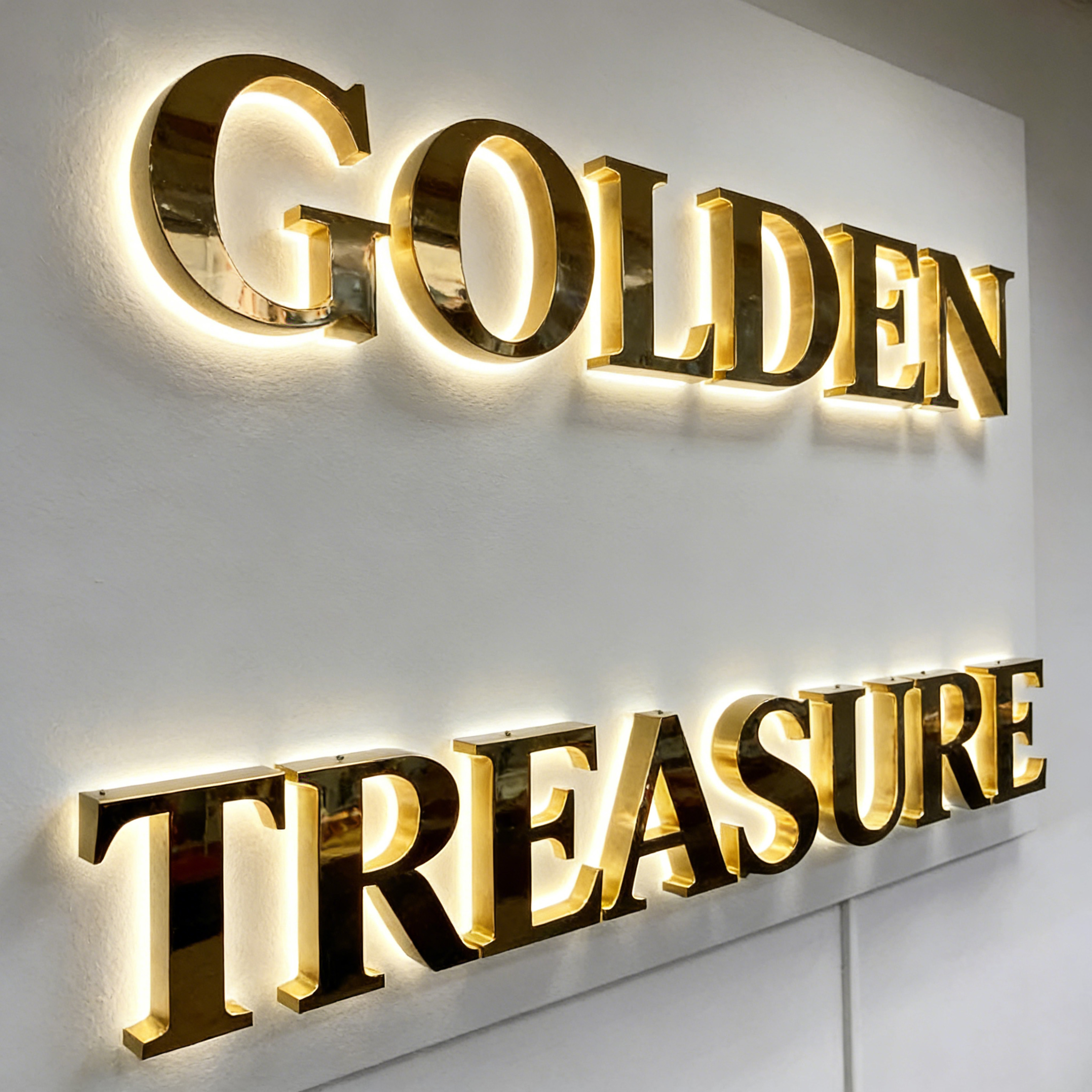 CARREY Outdoor Led Signs Wall Logo Sign Reception Logo Led 3D Channel Backlit Letter Light Up Logo Illuminated Sign For Business