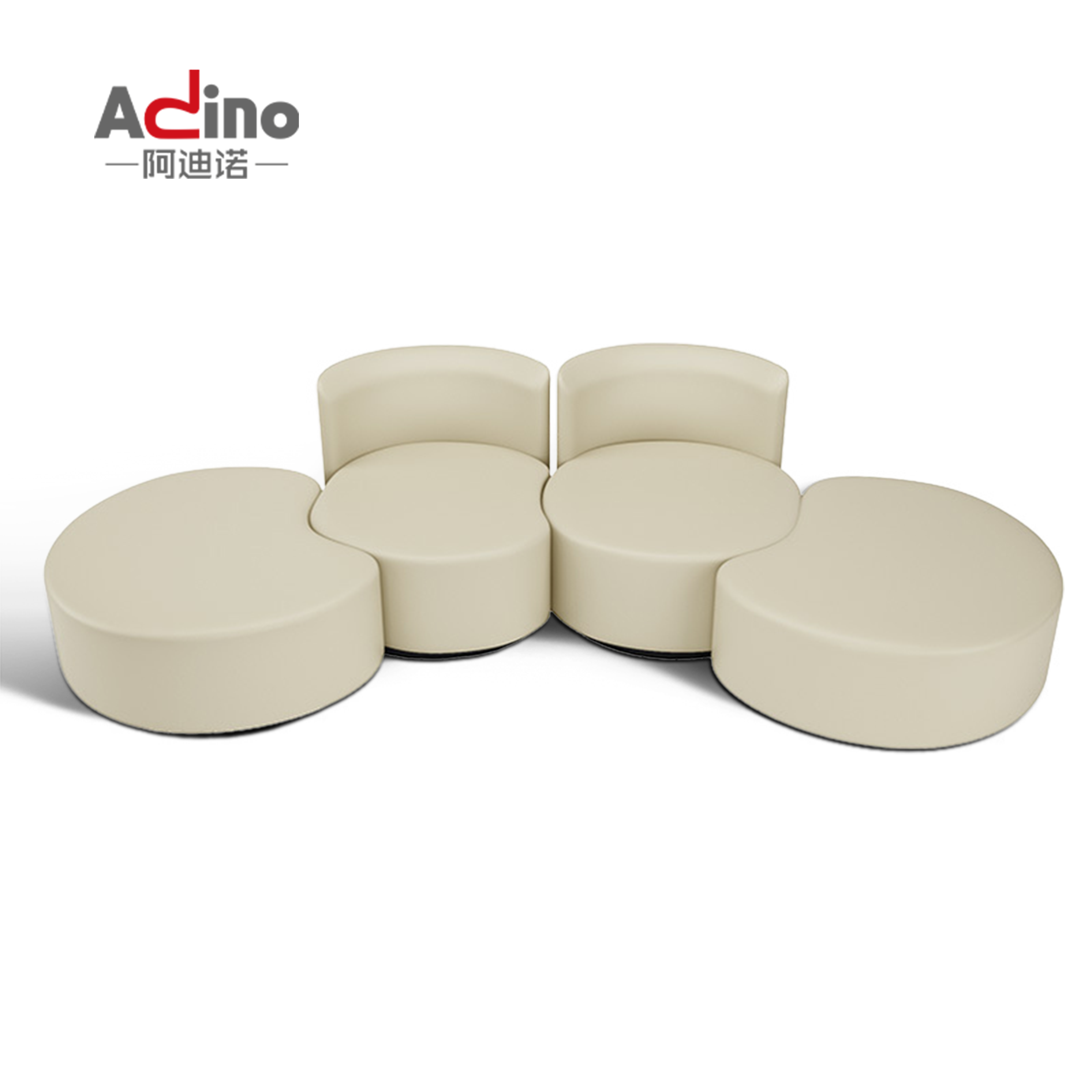 Customized Office Space Lounge Sofa With Modular Sofa Coffee Table Bar Stools Mesas De Centro Office Furniture