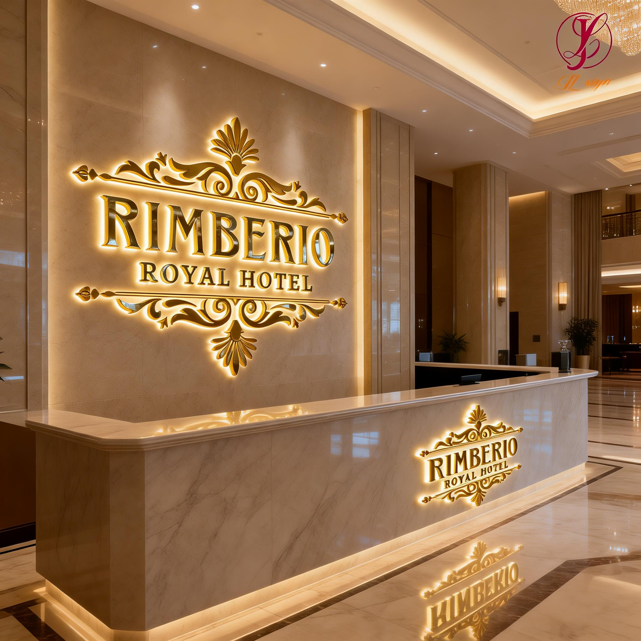 Business Name SPA Beauty Salon Sign And Reception Signs Gold Mirror Metal Letter 3D Led Brand Logo Backlit Sign For Business