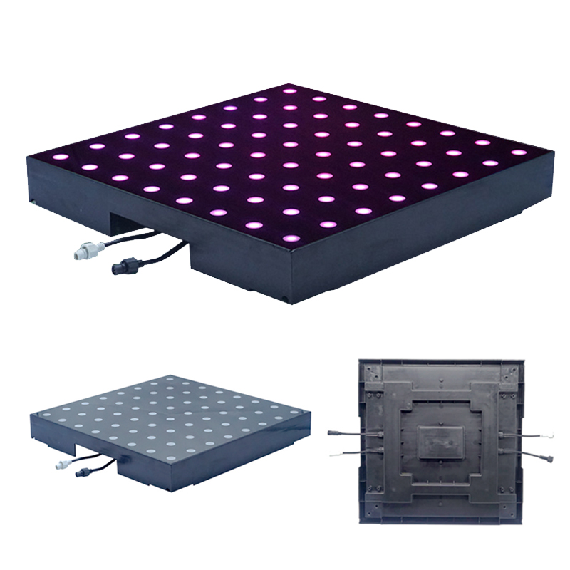 Buy Wireless Diy Dancing Disco Dj Lights Pista De Led Digital Black Dance Floor Covering Panels Hire