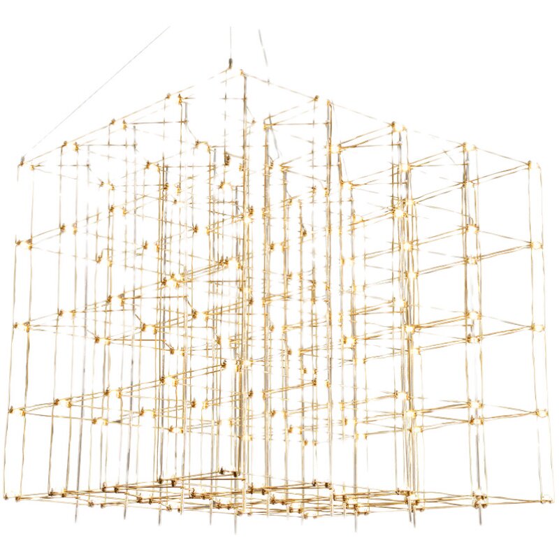 Custom Commercial Matrix Lighting Chandelier For Reception Areas
