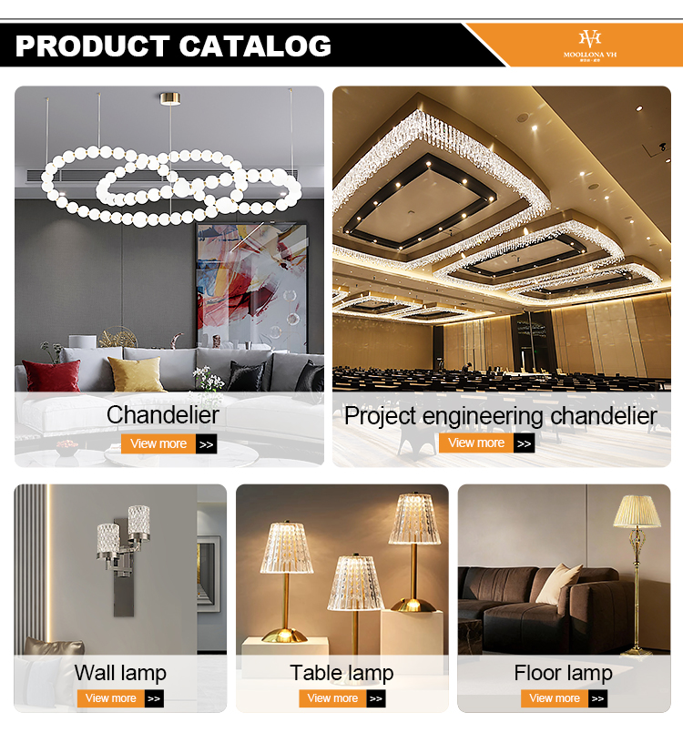 Chandelier, Wall Lamp, Table Lamp, Floor Lamp Collection