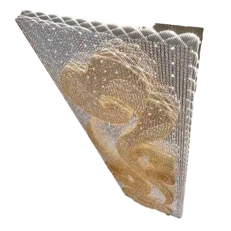Xiangyun Custom Hotel Lobby Chandelier Glass Ceiling Sandtable Lamp for Restaurant Reception Area and Bar Project Sales