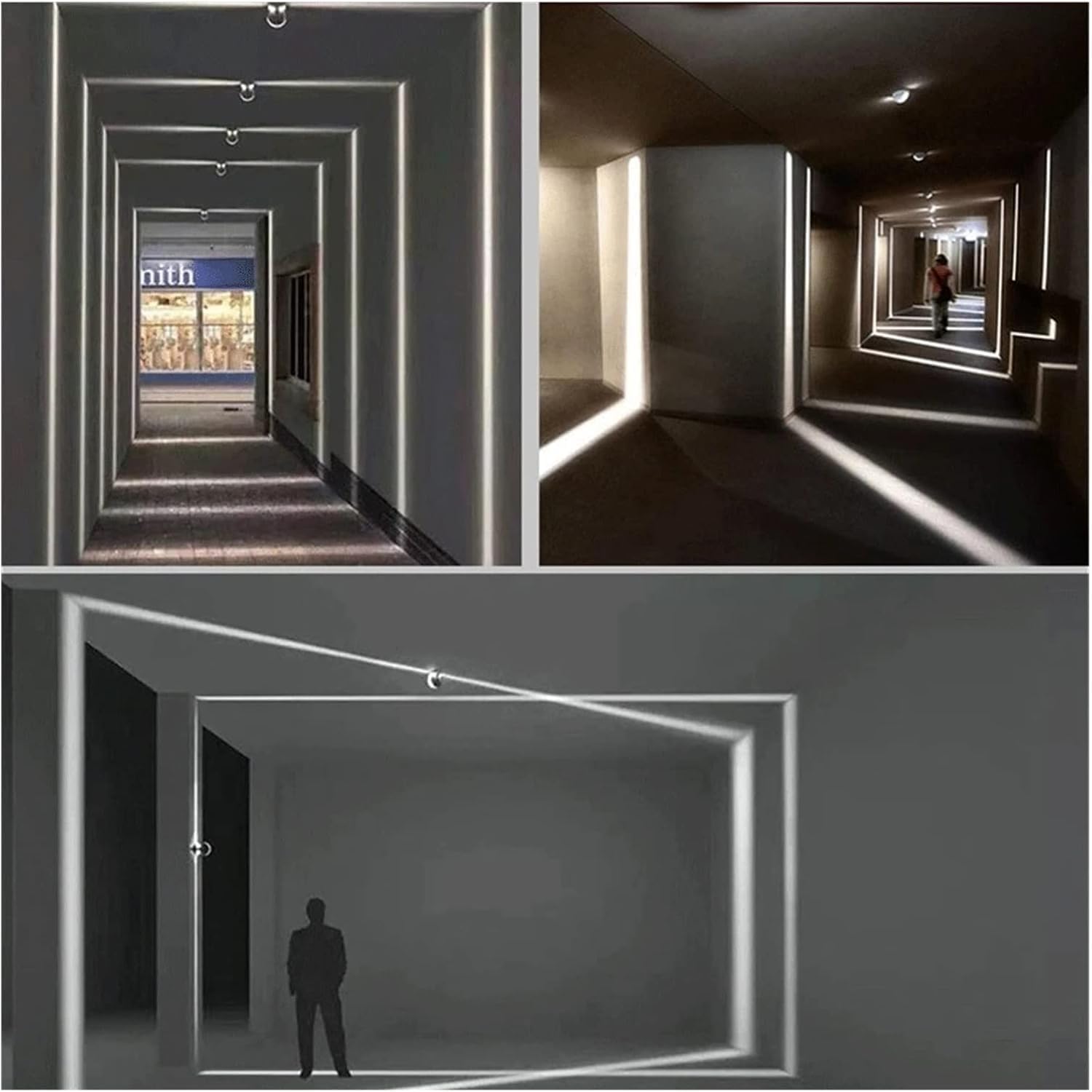360Degree Rotating Corridor Exterior Wall Decorative KTV Hotel Club Landscape Trick Light