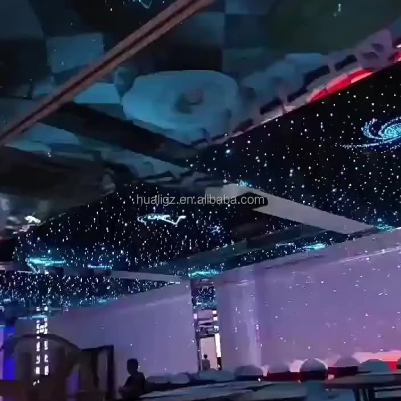 Factory Wholesale Plastic LED Fiber Optic KTV Corridor Bedroom Living Room Ceiling IP67 Water-Resistant DMX512 Control Dimmable