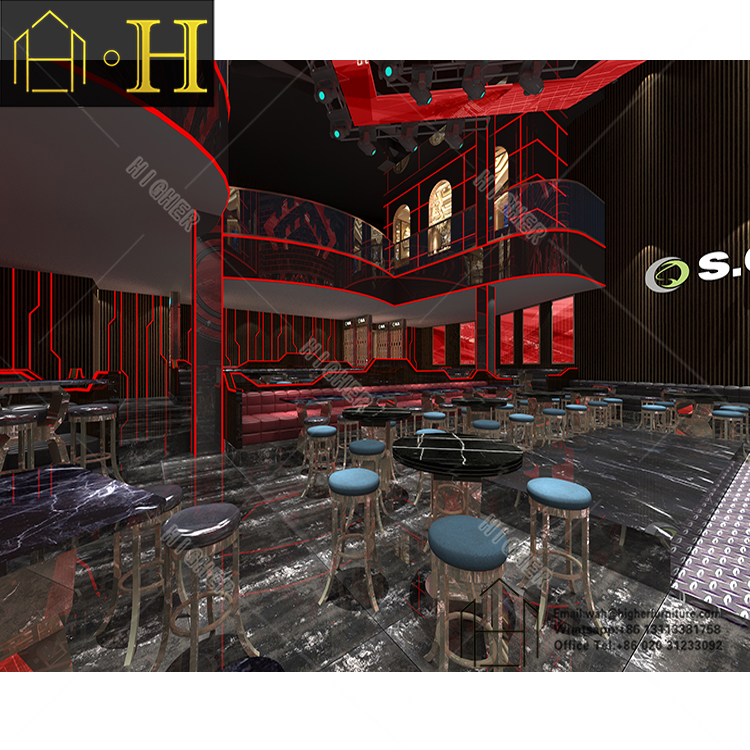 Bar Lounge 3D Design