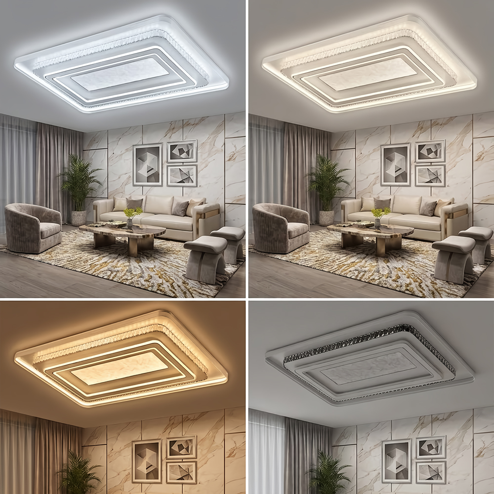 Factory Direct ODM Ceiling Light Fixture Elegant Marble Effect LED Panel Lighting For Modern House Renovation Wholesale Supplier