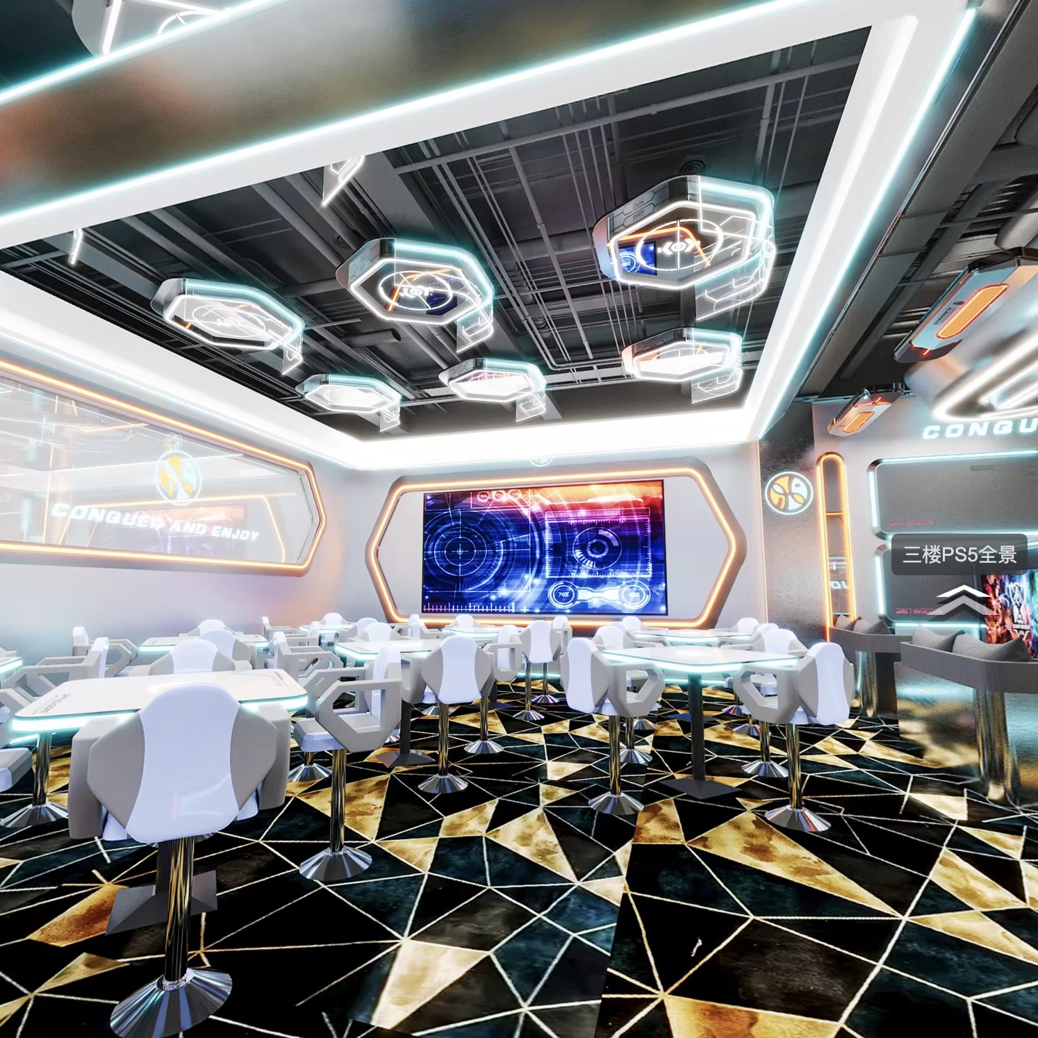 Smart RGB Modular Lights Modern High Brightness KTV Bars Arenas Hotel Suites Energy-saving Durable App Voice Controlled Dynamic