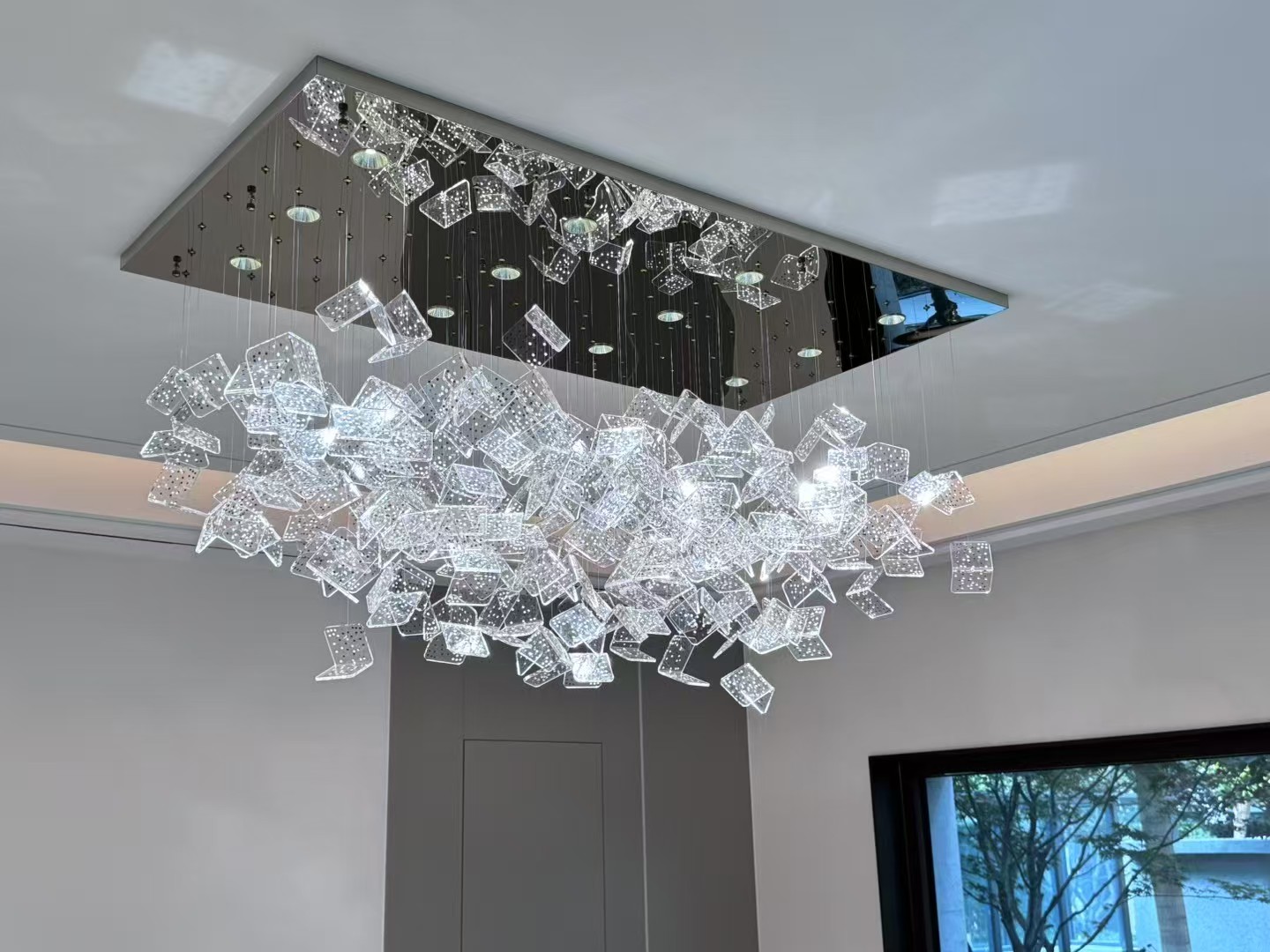 Creative Acrylic Chandeliers Interior Decor