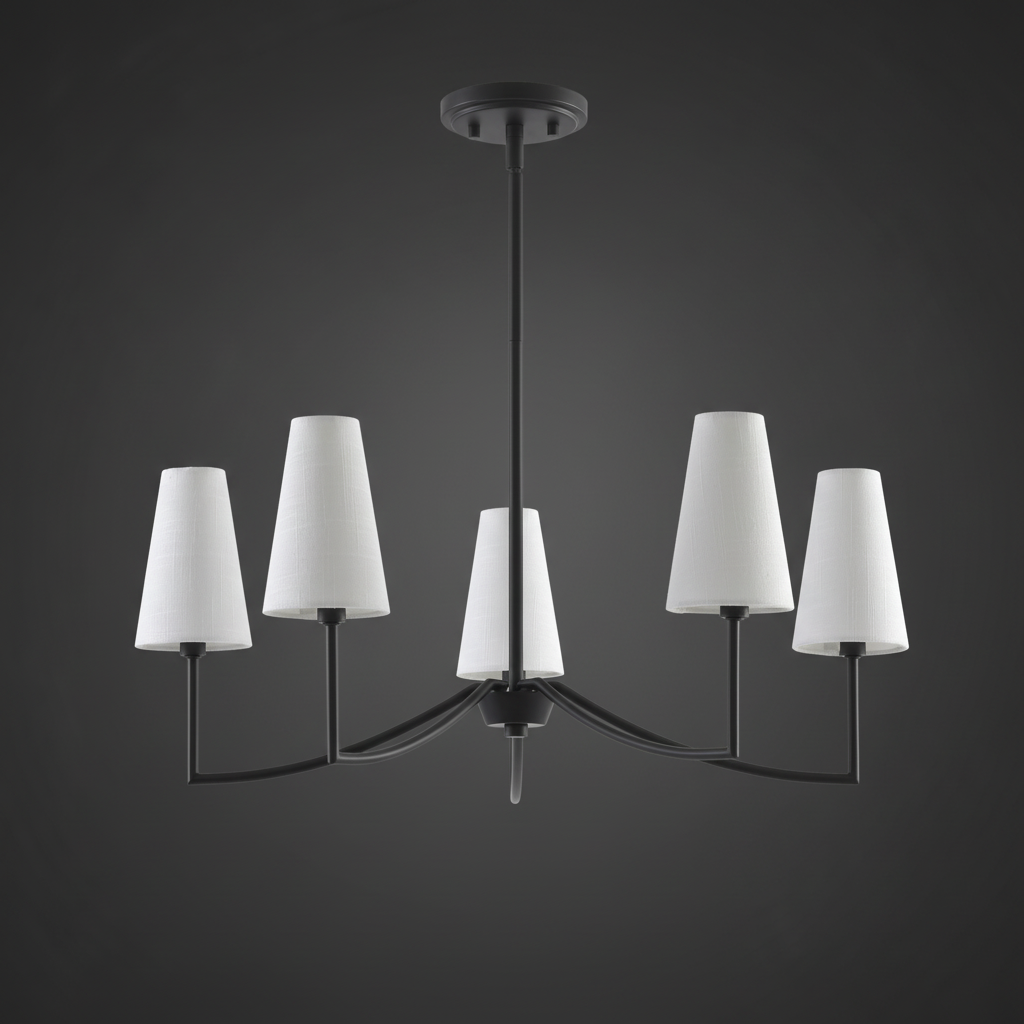 Customized Modern Home Office Hanging Light Steel Luxury LED Chandelier E12 for Restaurant Living Room Hotel