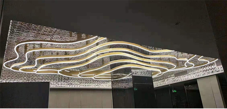 Custom Real Estate Sales Hall &amp; Hotel Lobby Decor Gold Lustre-Salon Metal Large Pendant Lights High Ceiling Luxury Chandeliers