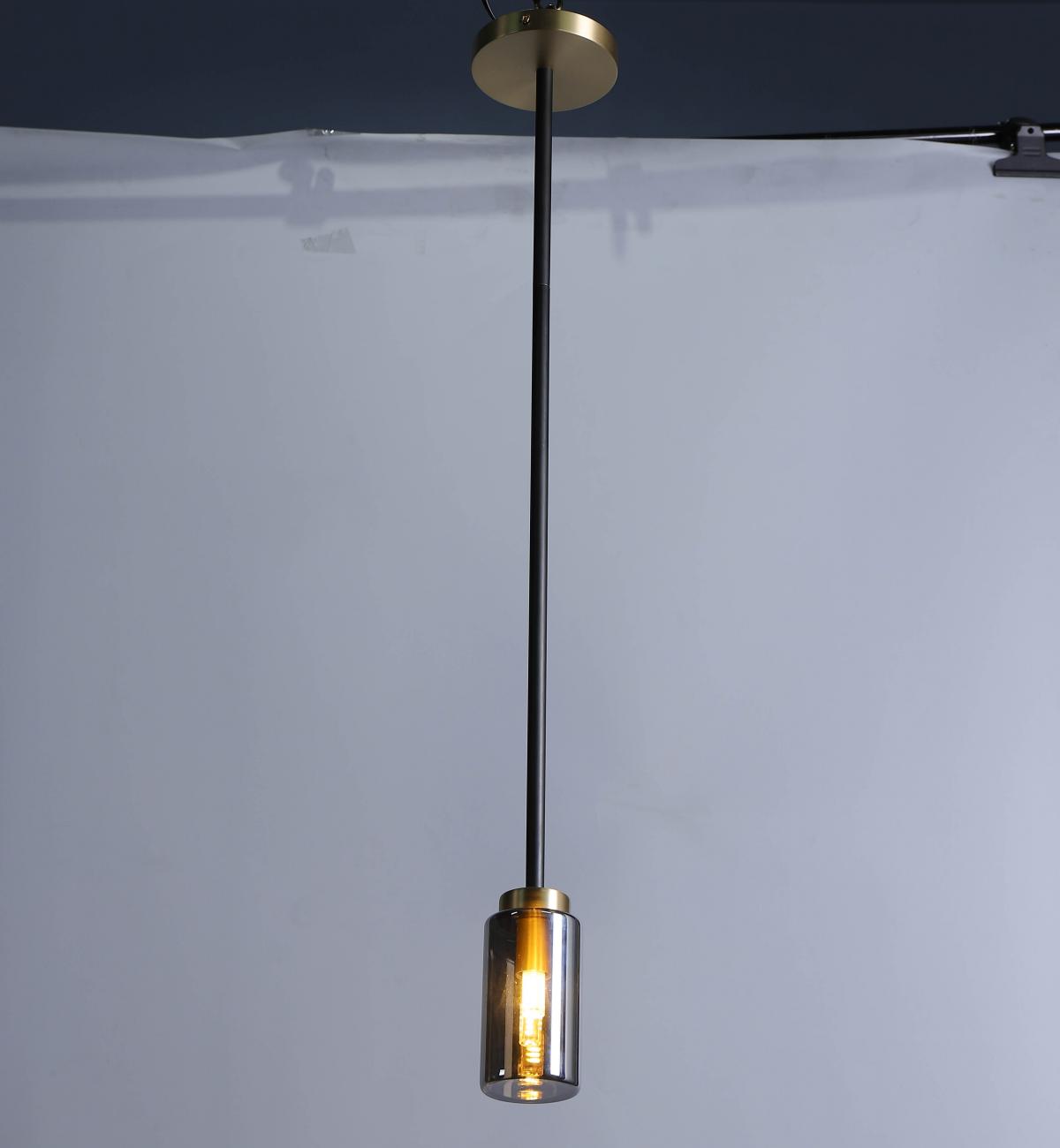 Luxury Cylindrical Modern Simple Glass Pendant Light Caf&eacute; Exhibition Hall Club Lounge Hotel Bar Lobby