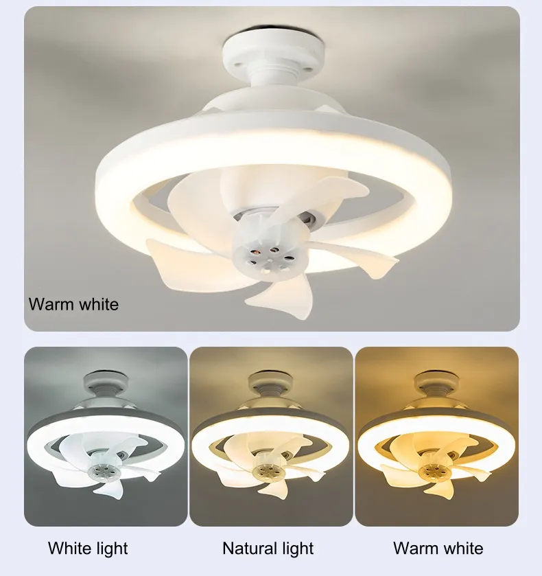 LED Modern Ceiling Fan Lamp Detail 5