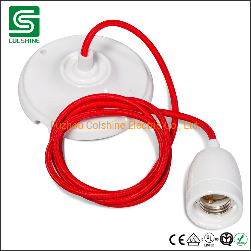 E27 Porcelain Pendant Light Chandelier Ceiling Lights