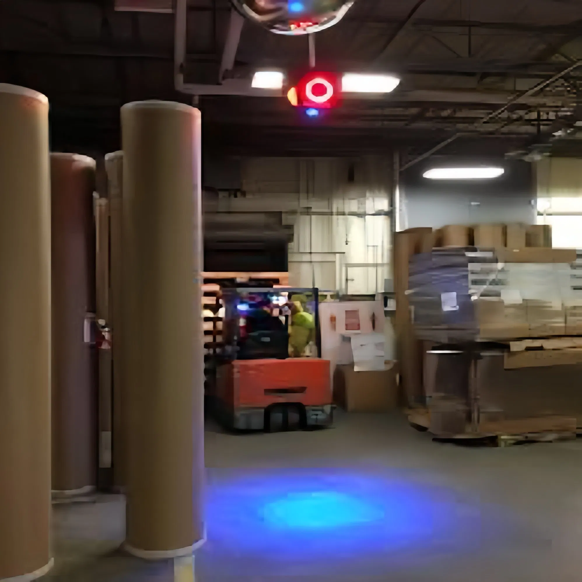 Smart Inductive LED Signal Lamp for High Speed Industrial Yard Activities