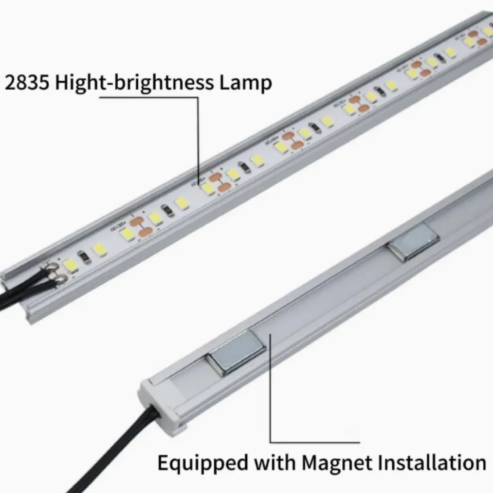 Commercial LED Flat Magnetic Track Shelf Light