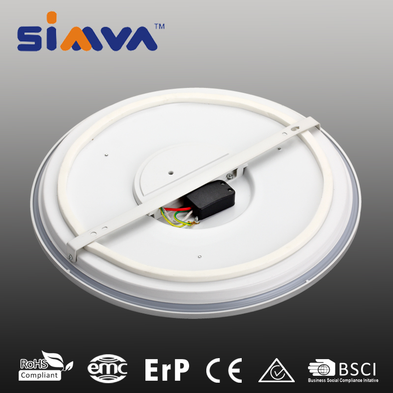 China Factory Round LED Flush Mount Ceiling Light 20W LED Ceiling Lighting, Round Panel Lighting for Bedroom, Kitchen, Dining Room