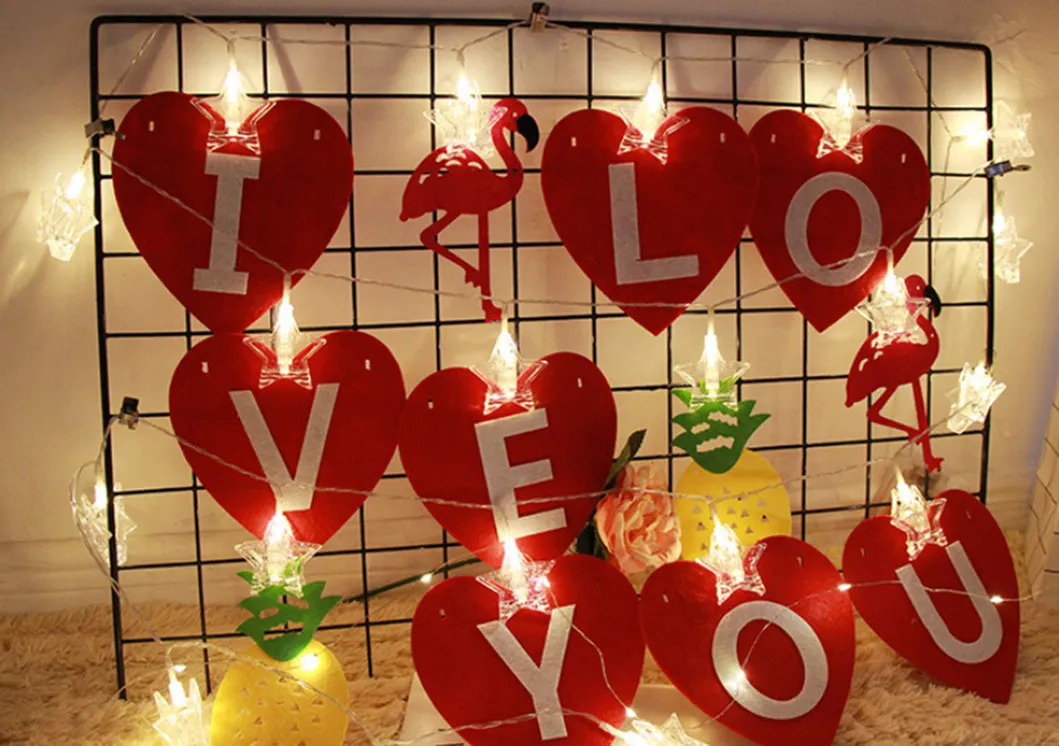 LED Star Photo Clips Detail