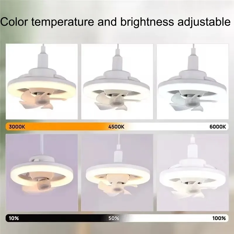 LED Modern Ceiling Fan Lamp Detail 4