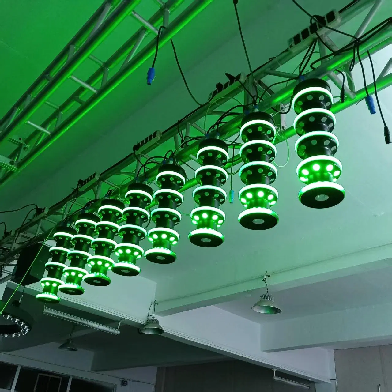 New Colorful 3D Matrix Bamboo Light 3-Layer String with Beam for Disco