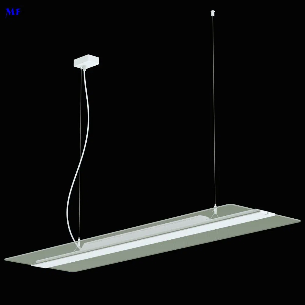 Slim High Art 50W 60W 75W 1*4 1*5 Smart Dali 0-10V Dimmable Dimming LED Pendent Panel Lamp for Office Room Workstation Work Place Restaurant Cafeteria