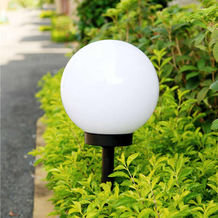 20cm Diameter Big Solar Globe Light Waterproof Outdoor Landscape Path Garden Ball Low Voltage Torch Lighting Lamps for Lawnno Reviews Yet