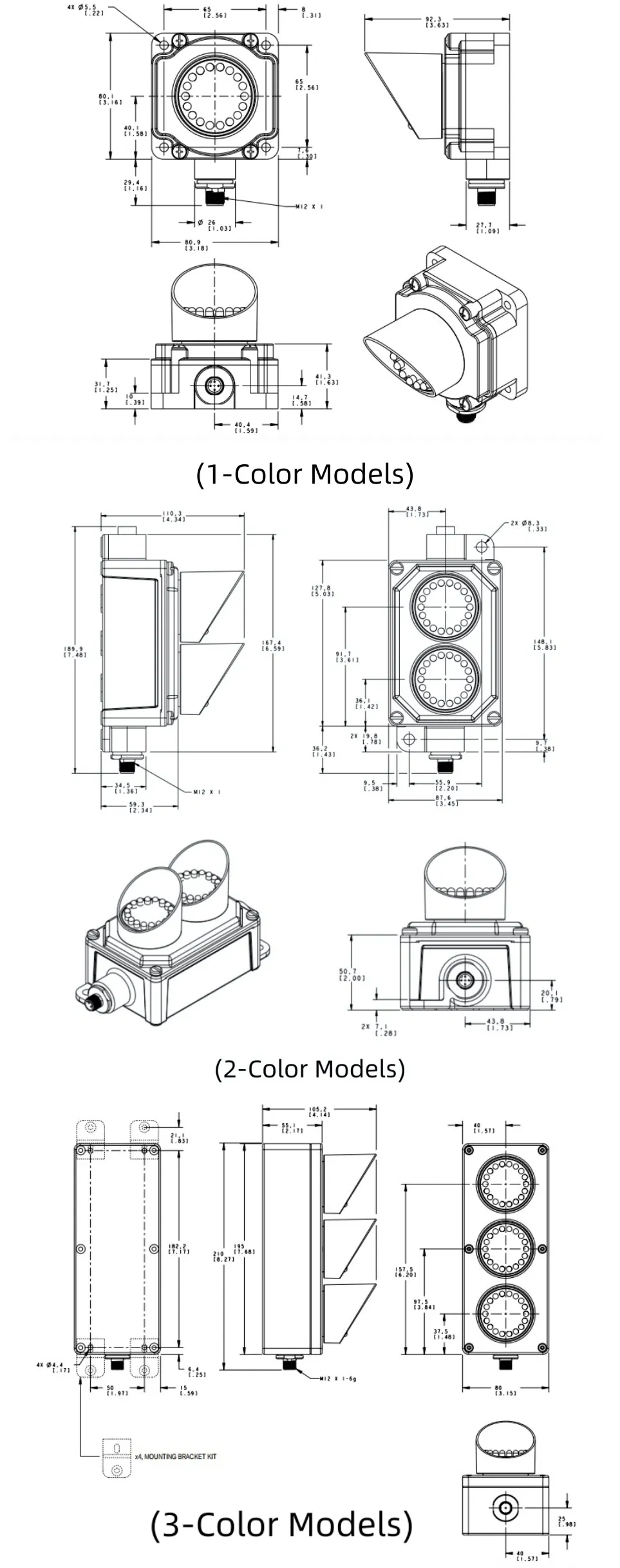 Installation dimension