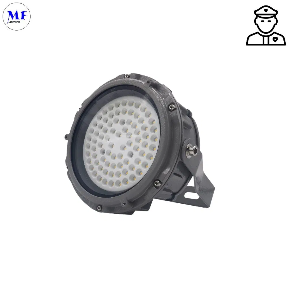 20W 40W 60W LED Explosion Proof Light IP66 Metal LED Lamp High Bay Area Light for Oil Gas LNG Heavy Industrials Station Hanging Wall Mounted Work Light