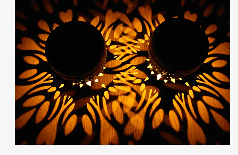 Solar Flame Light Night View