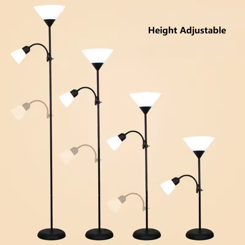 Cheap Bedroom Floor Lamp Nordic Home Decor LED Light Height Adjustable Floor Lamp