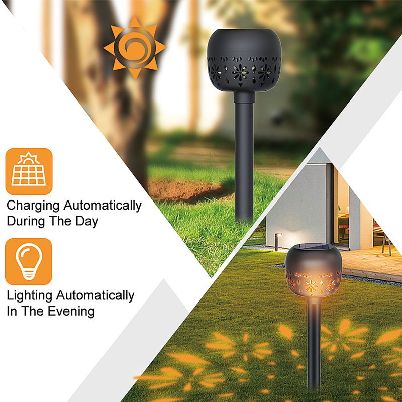 Solar LED Torch Light IP65 Waterproof Outdoor Solar Flame Light Garden Decoration Landscape Lawn Lamp Path Lighting