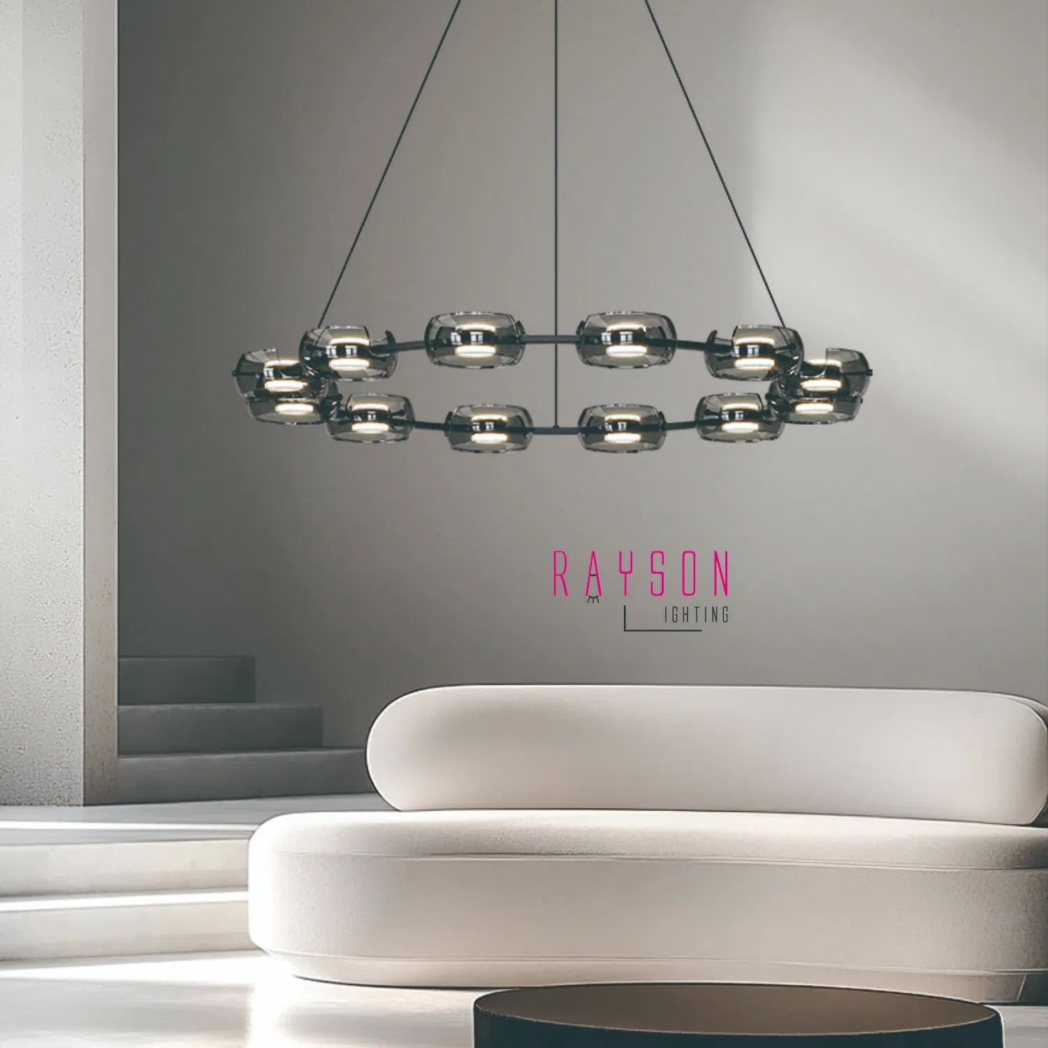 Chic Adjustable CCT LED Pendant Light for Stylish Interiors 5116