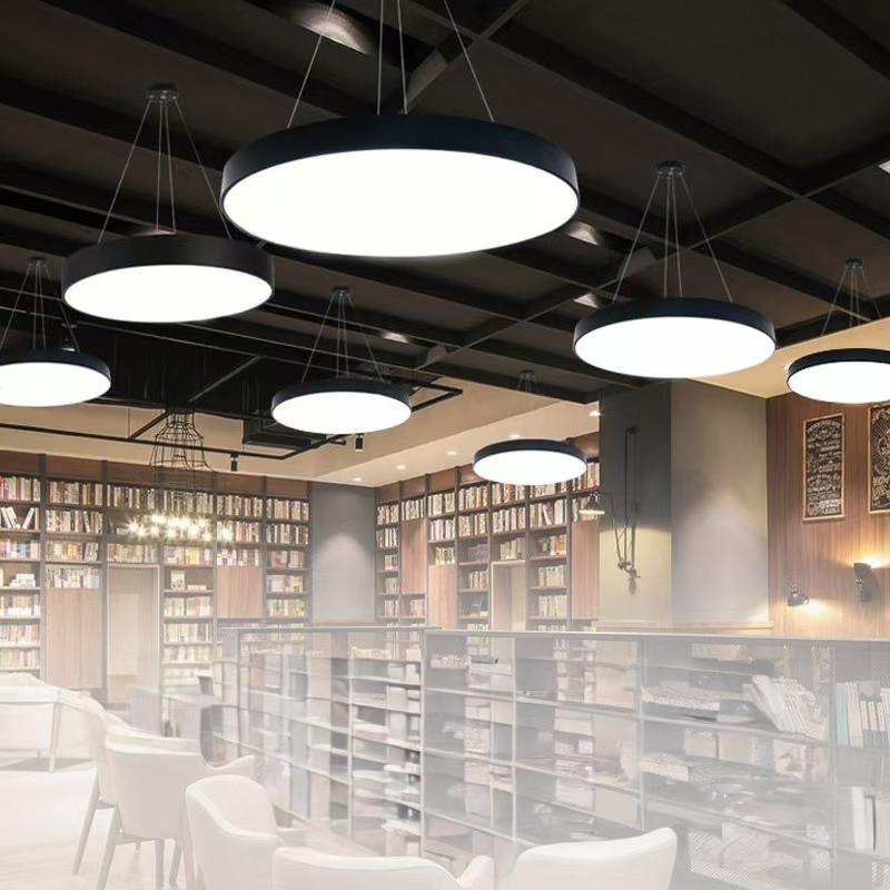 Round Motion Sensor Control Flush Mount Ceiling Light Voice Control Light LED Ceiling Light