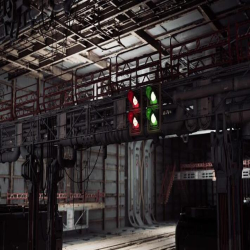 Smart Inductive LED Signal Lamp for High Speed Industrial Yard Activities