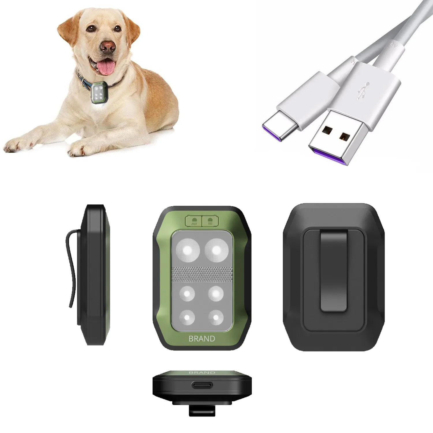 New Designed Original USB-C Rechargeable Night Running Clip Lights for Runners