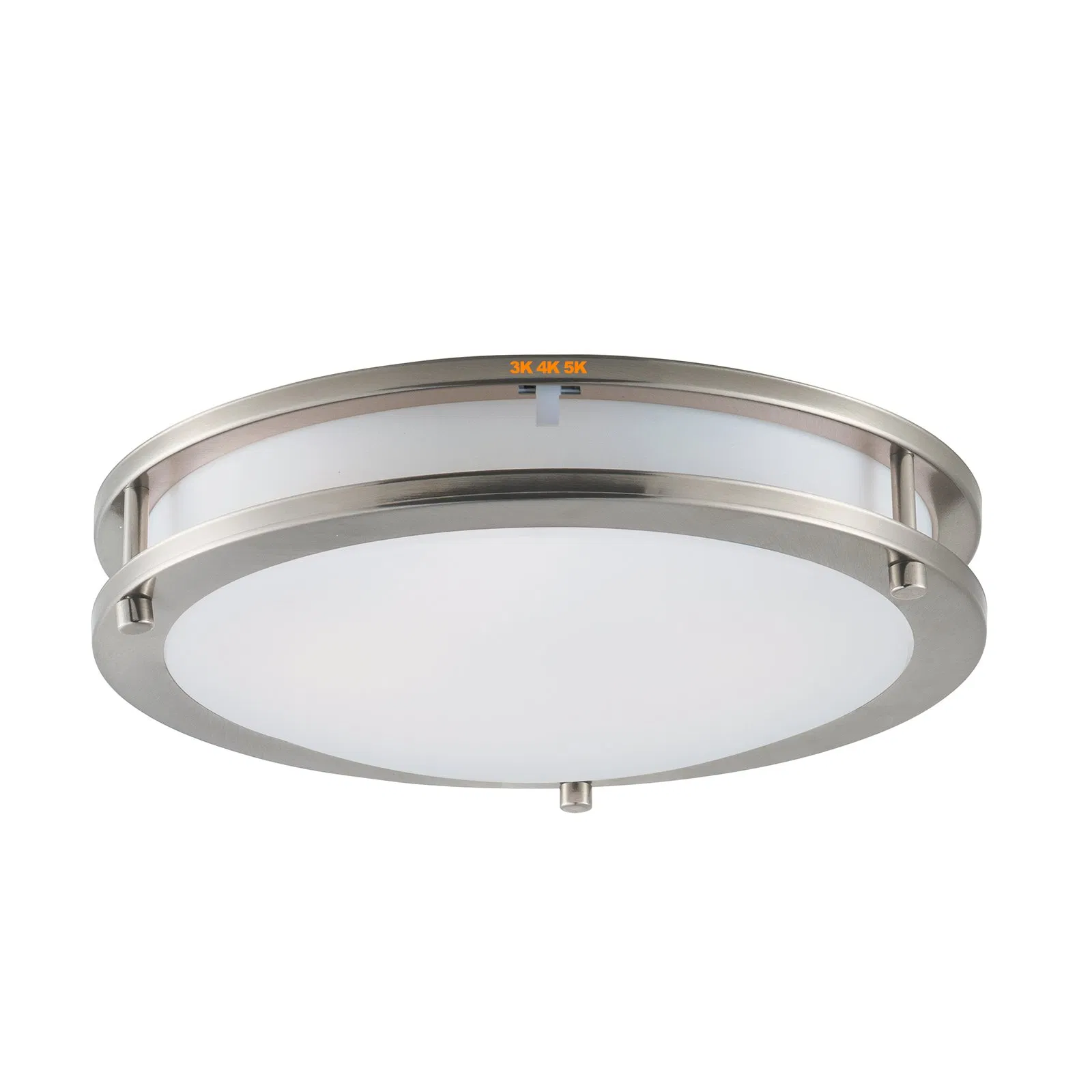 UL/ETL Listed Slim Double Ring 120V LED Flush Mount Light 2700K-5000K CCT Tunable LED Ceiling Light