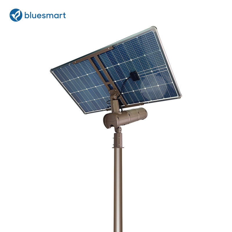 Smart Solar Light with Motion Sensor Auto Brightness Adjustment LED Battery Lamp