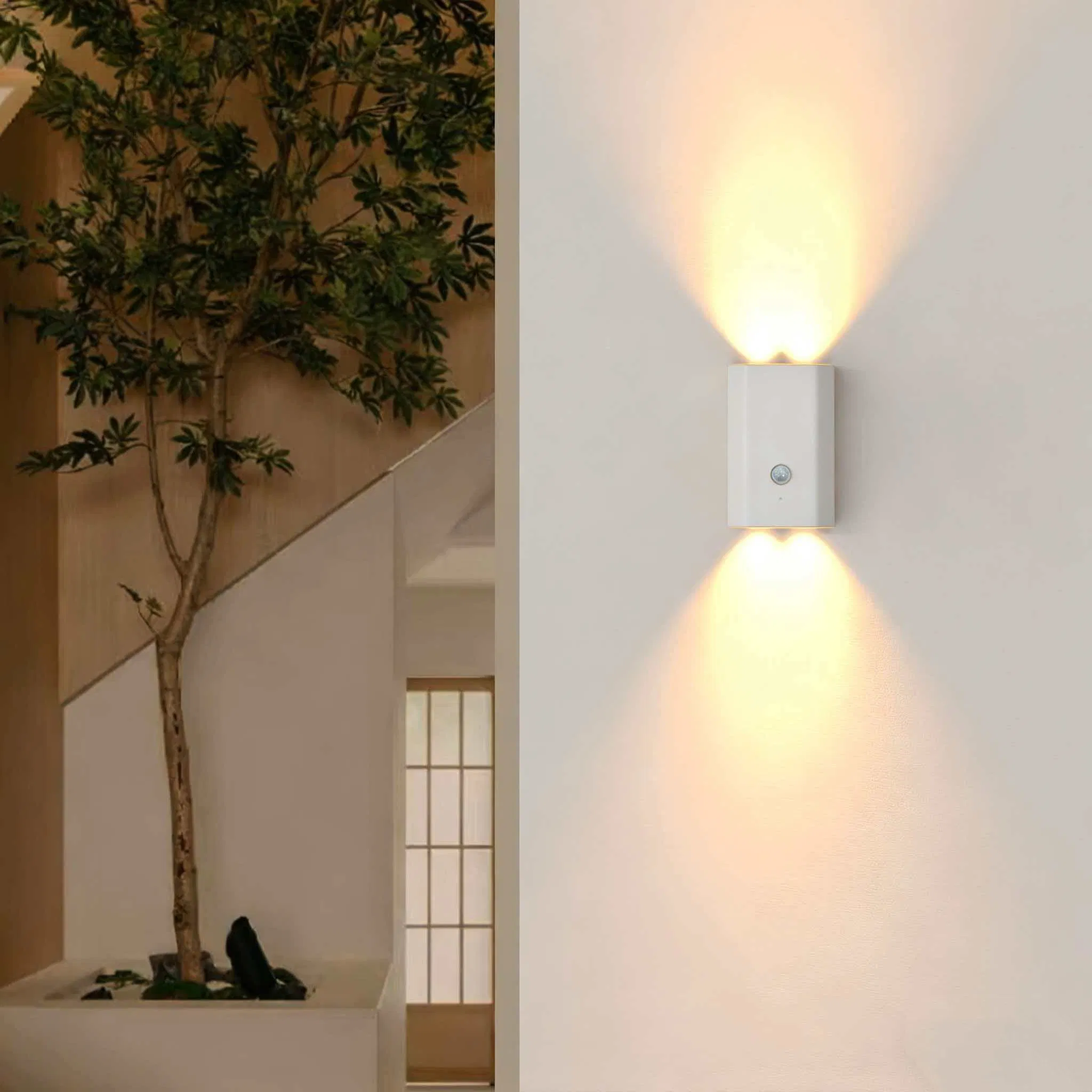 Rechargeable Wireless PIR Motion Sensor LED Picture Light with 3 Modes