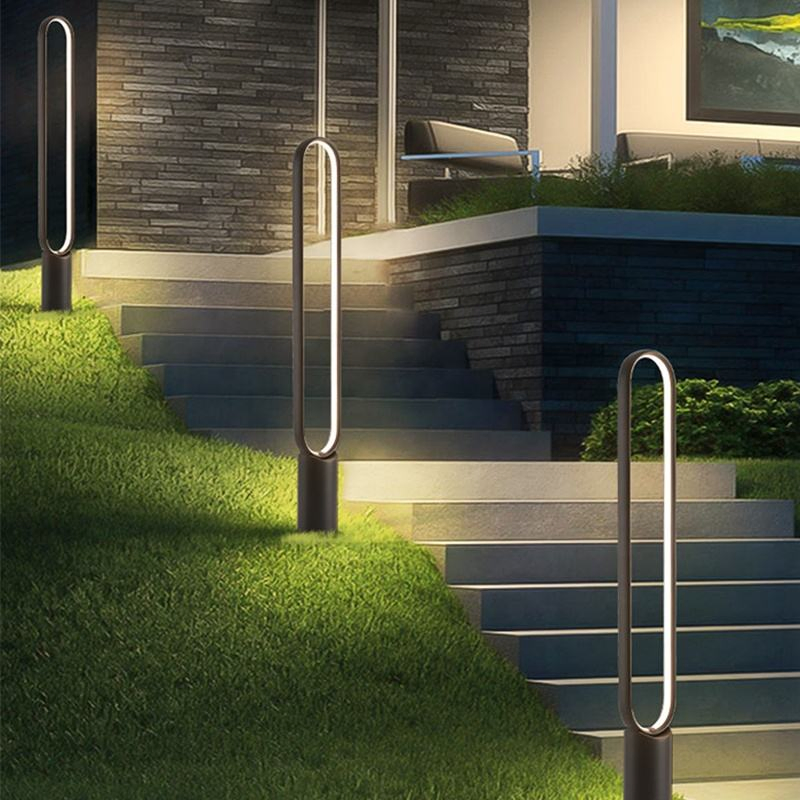 Outdoor IP65 New Solar Garden Waterproof Lights Bright Lawn Courtyard Solar Powered Path Lights Landscape Decorative Light