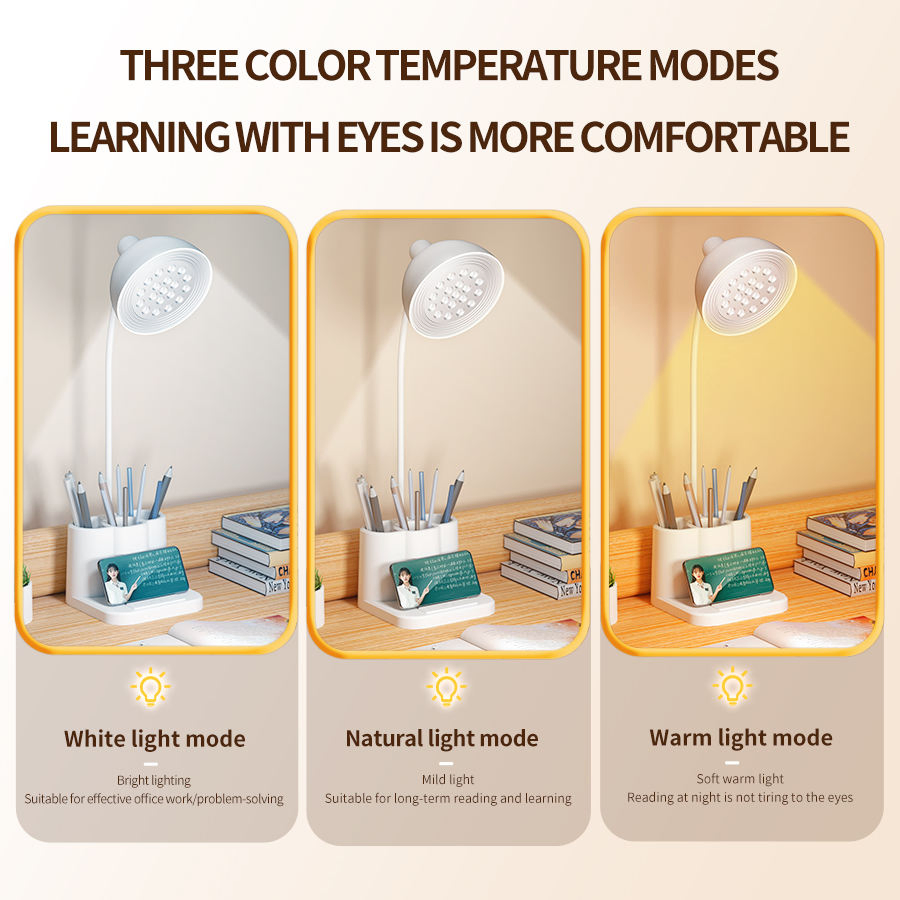 Modern LED Charging Lamp with Touch Control Desk Lamp