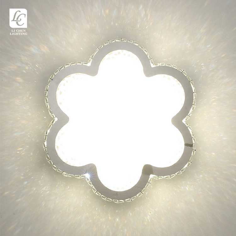 Bedroom Decoration Stainless Steel Flush Mount LED Ceiling Light