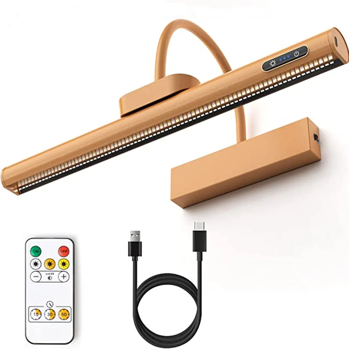 Battery Operated Picture Light Touch and Remote Control Dimmable